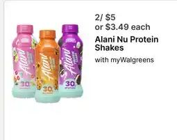 Walgreens Alani Nu Protein Shakes offer