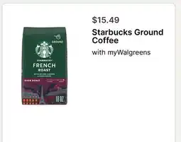 Walgreens Starbucks Ground Coffee offer