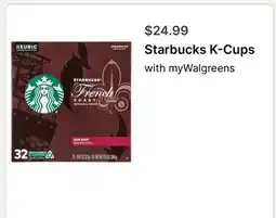Walgreens Starbucks K-Cups offer
