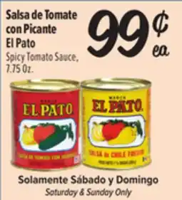 El Super El Pato Spicy Tomato Sauce offer