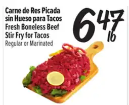 El Super Fresh Boneless Beef Stir Fry for Tacos offer