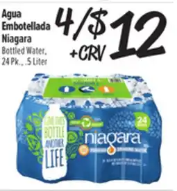 El Super Niagara Bottled Water offer