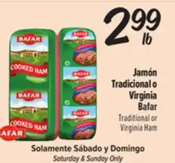 El Super Traditional or Virginia Ham offer
