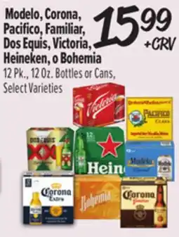 El Super Modelo, Corona, Pacifico, Familiar, Dos Equis, Victoria, Heineken, o Bohemia offer