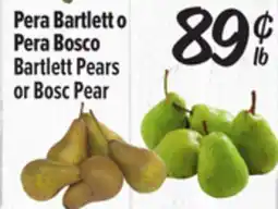 El Super Bartlett Pears or Bosc Pear offer