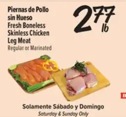 El Super Fresh Boneless Skinless Chicken Leg Meat offer