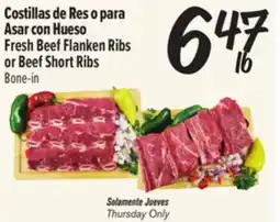 El Super Fresh Beef Flanken Ribs or Beef Short Ribs offer