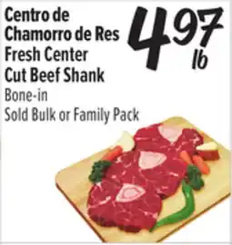 El Super Fresh Center Cut Beef Shank offer