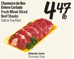 El Super Fresh Whole Sliced Beef Shanks offer