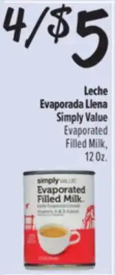El Super Evaporated Filled Milk offer