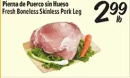 El Super Fresh Boneless Skinless Pork Leg offer