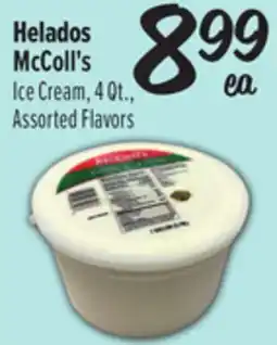 El Super McColl's Ice Cream offer