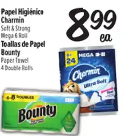 El Super Charmin Soft & Strong Mega Bounty Paper Towel offer