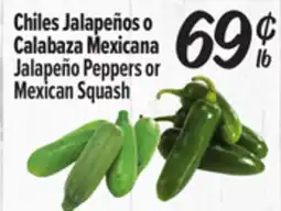 El Super Jalapeño Peppers or Mexican Squash offer