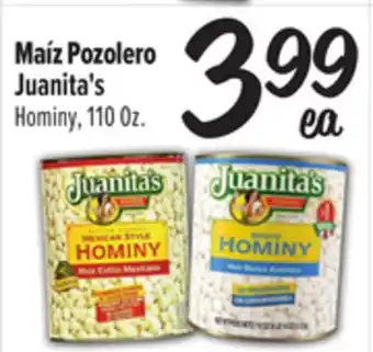 El Super Juanita's Hominy offer