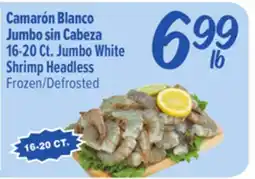 El Super 16-20 Ct. Jumbo White Shrimp Headless offer