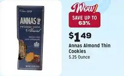 Grocery Outlet Almond Thin Cookies offer