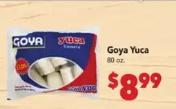 Vallarta Supermarkets Goya Yuca offer
