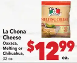 Vallarta Supermarkets La Chona Cheese offer