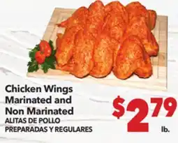 Vallarta Supermarkets Chicken Wings Marinated and Non Marinated / ALITAS DE POLLO PREPARADAS Y REGULARES offer