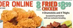 Vallarta Supermarkets 8 PIESCES FRIED CHICKEN offer