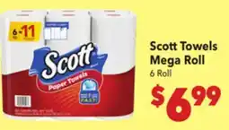 Vallarta Supermarkets Scott Towels Mega Roll offer