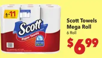 Vallarta Supermarkets Scott Towels Mega Roll offer