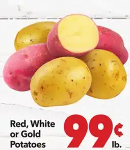Vallarta Supermarkets Red, White or Gold Potatoes offer