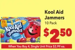 Vallarta Supermarkets Kool Aid Jammers offer