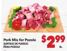 Vallarta Supermarkets Pork Mix for Pozole / SURTIDO DE PUERCO PARA POZOLE offer