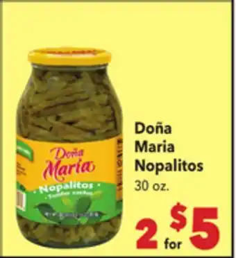 Vallarta Supermarkets Doña Maria Nopalitos offer