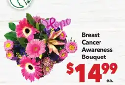 Vallarta Supermarkets Breast Cancer Awareness Bouquet offer