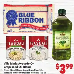 Vallarta Supermarkets Villa Maria Avocado Or Grapeseed Oil Blend offer