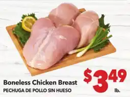 Vallarta Supermarkets Boneless Chicken Breast / PECHUGA DE POLLO SIN HUESO offer