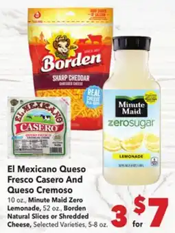 Vallarta Supermarkets El Mexicano Queso Fresco Casero And Queso Cremoso offer