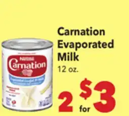 Vallarta Supermarkets Carnation Evaporated Milk offer