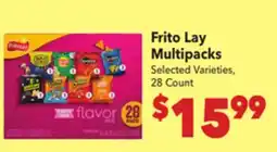 Vallarta Supermarkets Frito Lay Multipacks offer