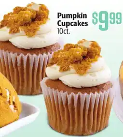 Vallarta Supermarkets Pumpkin Cupcakes offer