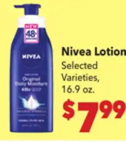 Vallarta Supermarkets Nivea Lotion offer