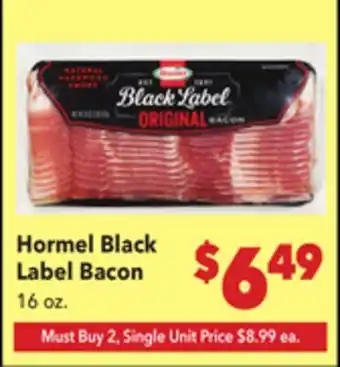 Vallarta Supermarkets Hormel Black Label Bacon offer