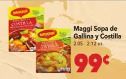 Vallarta Supermarkets Maggi Sopa de Gallina y Costilla offer