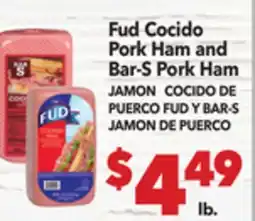 Vallarta Supermarkets Pork Ham and Bar-S Pork Ham/ Cocido JAMON COCIDO DE PUERCO offer