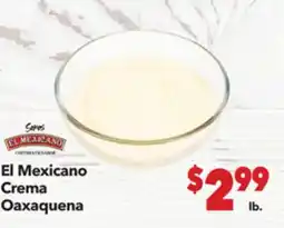 Vallarta Supermarkets El Mexicano Crema Oaxaquena offer