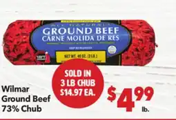 Vallarta Supermarkets Wilmar Ground Beef 73% Chub offer