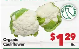 Vallarta Supermarkets Organic Cauliflower offer