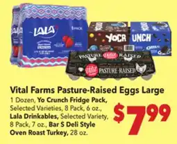 Vallarta Supermarkets Vital Farms Pasture-Raised Eggs Large offer