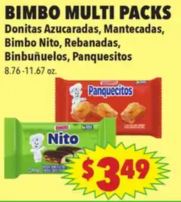 Vallarta Supermarkets BIMBO MULTI PACKS offer