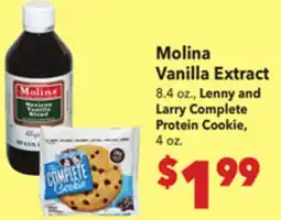 Vallarta Supermarkets Molina Vanilla Extract offer
