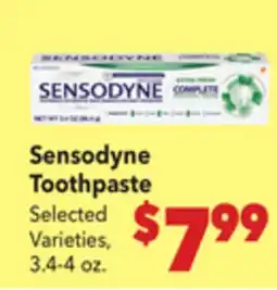 Vallarta Supermarkets Sensodyne Toothpaste offer