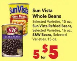 Vallarta Supermarkets Sun Vista Whole Beans offer